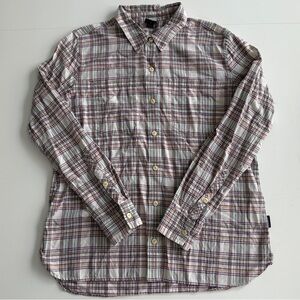 Patagonia Organic Cotton Plaid Button Down Shirt Women’s S Multicolor Casual Eco